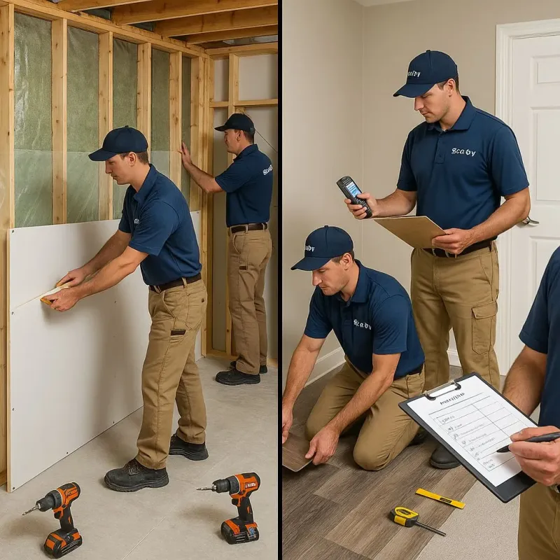 Repairs and Reconstruction process in Lewis County, WA